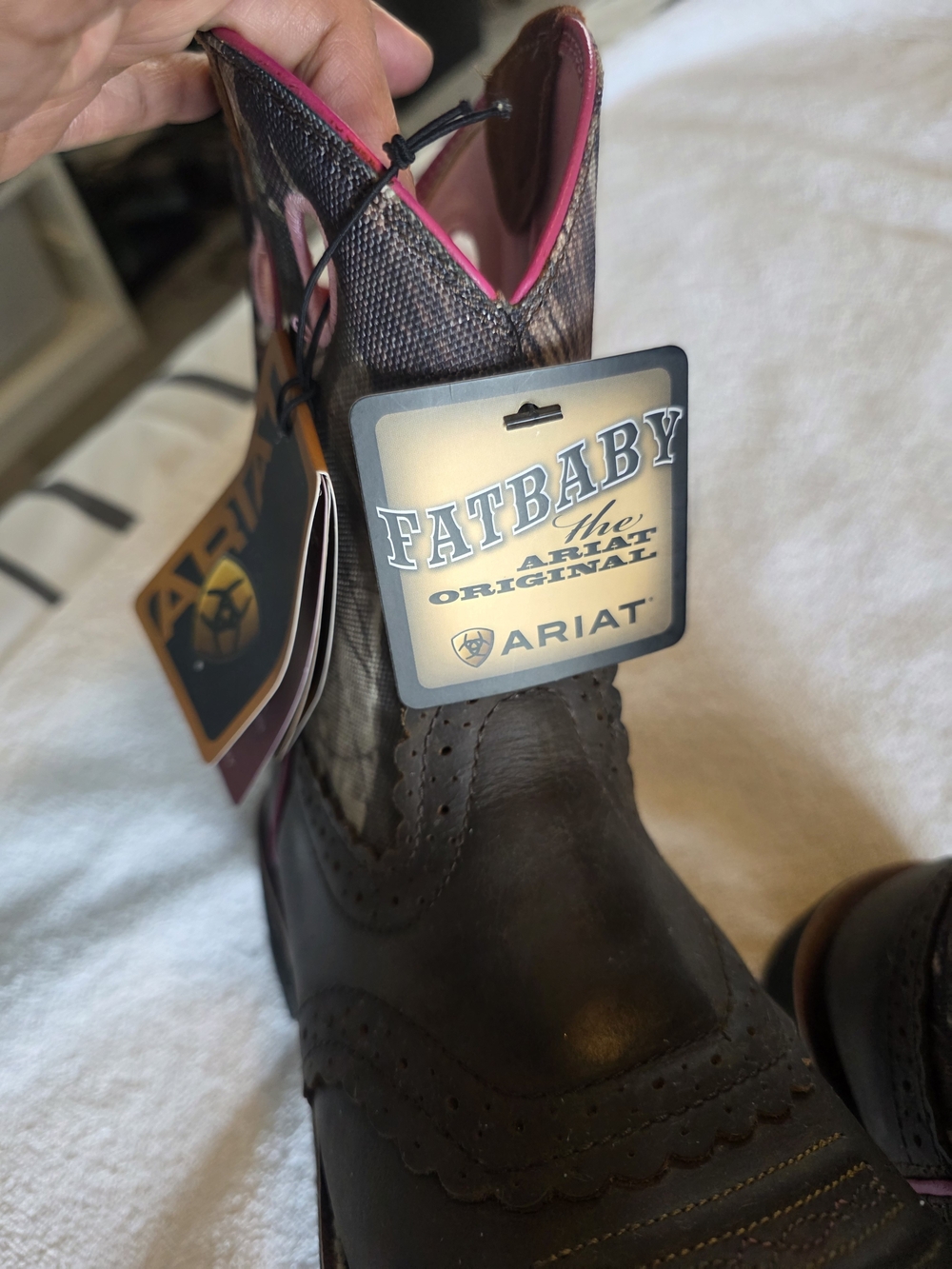 Ariat Womens Fat Baby Western Cowboy Boots - Picture 2 of 16